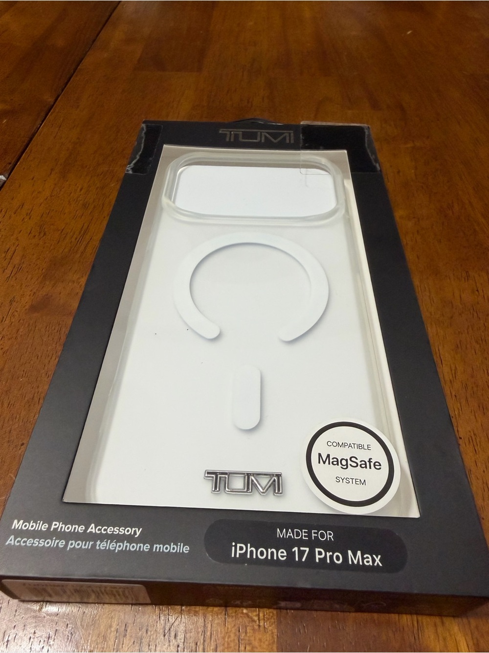 Brand New Tumi Apple iPhone 17 Pro Max Phone Case - CLEAR - Retail $125